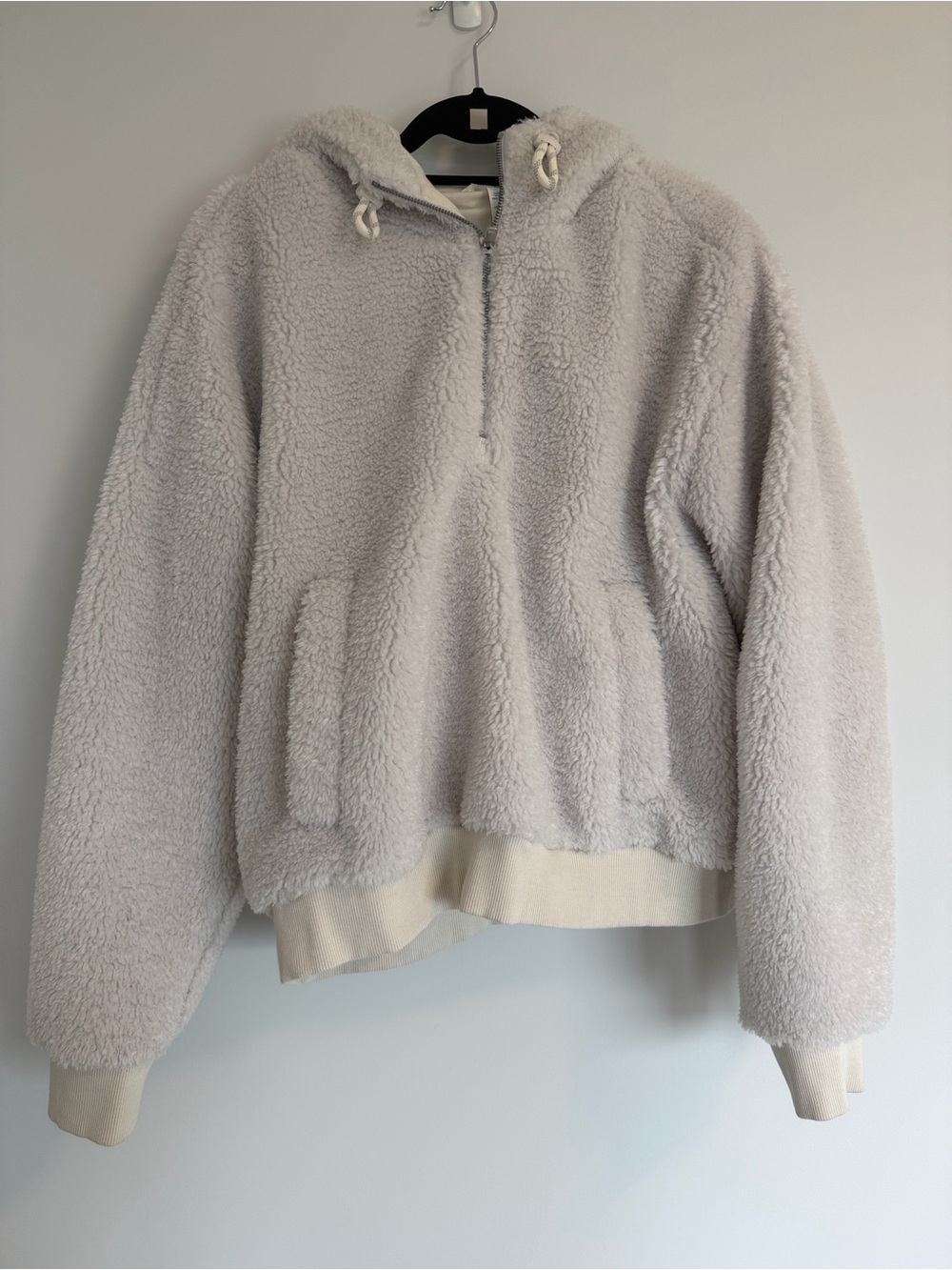 NWOT Lululemon Plush Sherpa Pullover Half Zip Hoodie